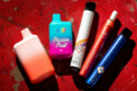 An array of disposable vapes